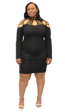 Load image into Gallery viewer, Plus Size - Cut It Out Dress - Majority Full Figured Fashion