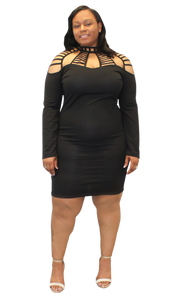 Plus Size - Cut It Out Dress - Majority Full Figured Fashion