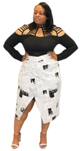 Load image into Gallery viewer, Plus Size - &quot;Read All About It&quot; Skirt - Majority Full Figured Fashion