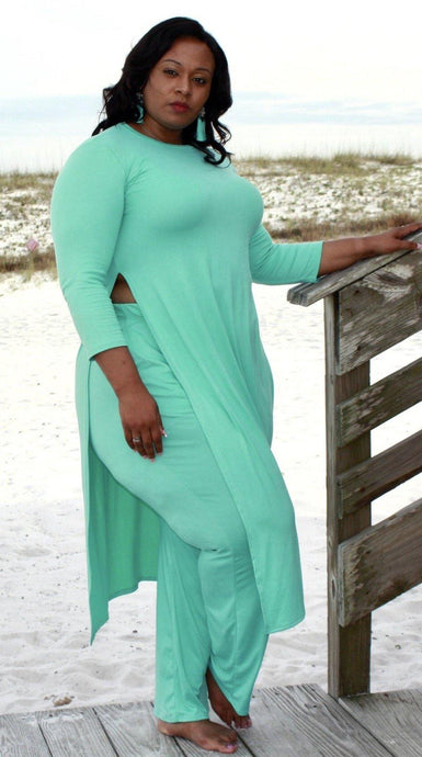 Plus Size - Split Level Set - Majority Full Figured Fashion