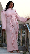 Load image into Gallery viewer, Plus Size - Pink Ruffled Jumper - Majority Full Figured Fashion