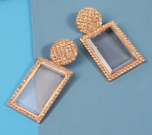 Load image into Gallery viewer, Plus Size - Studded Lucite Earrings - Majority Full Figured Fashion