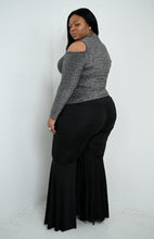 Load image into Gallery viewer, Plus Size - Black Ultra Flare Pants - Majority Full Figured Fashion