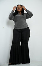 Load image into Gallery viewer, Plus Size - Black Ultra Flare Pants - Majority Full Figured Fashion