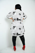 Load image into Gallery viewer, Plus Size - Read All About it Top - Majority Full Figured Fashion