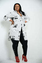 Load image into Gallery viewer, Plus Size - Read All About it Top - Majority Full Figured Fashion