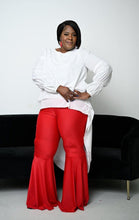 Load image into Gallery viewer, Plus Size - Red Ultra Flare Pants - Majority Full Figured Fashion